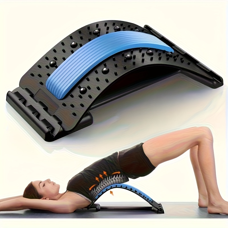 Home Gym Gear - 3-niveau rugstretcher houdingcorrector lendensteun ergonomisch voor