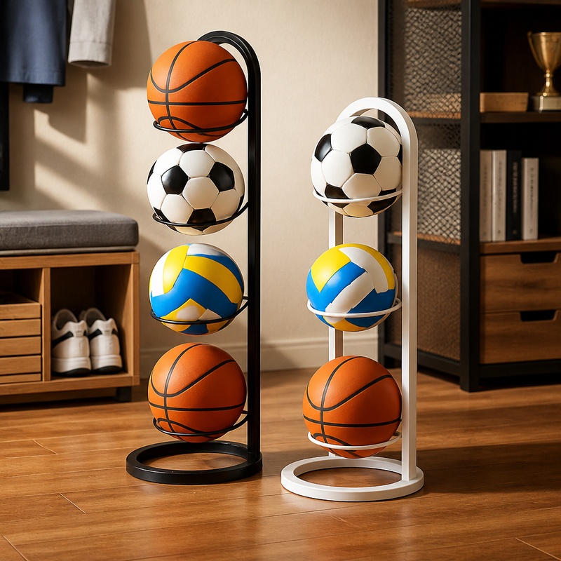 Home Gym Organization - Robuuste metalen opbergstandaard voor binnen met