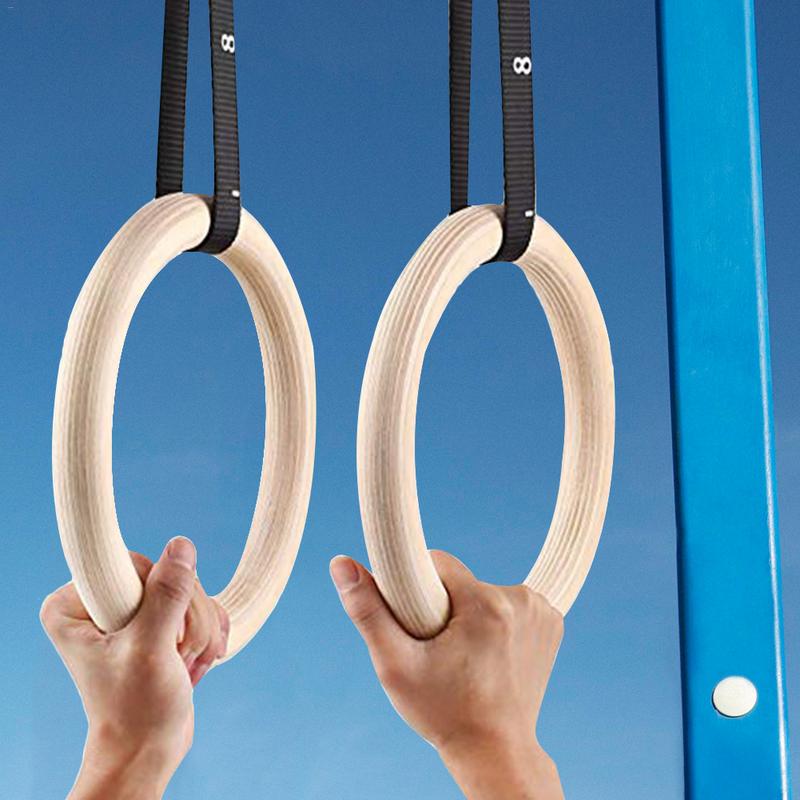 Home Gym Power Rack - 1 Stuk Berkenhout Gymnastiek Ringen Pull