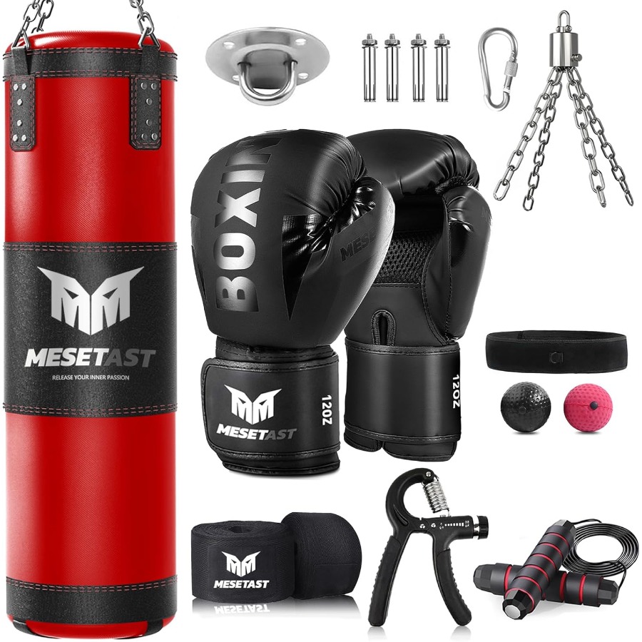 Home Gym Mma - 4ft zware bokszakset voor volwassenen met
