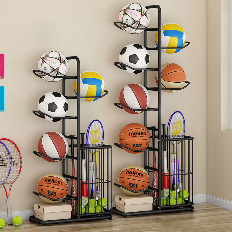 Home Gym Organization - Opbergrek voor sportballen Basketbal Badminton Volleybal