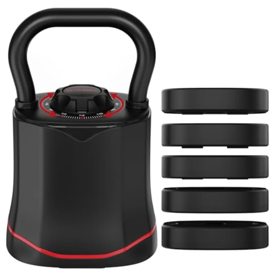 Home Gym Full Body - Homegym verstelbare kettlebell 6-in-1 snelwisselsets 6.540