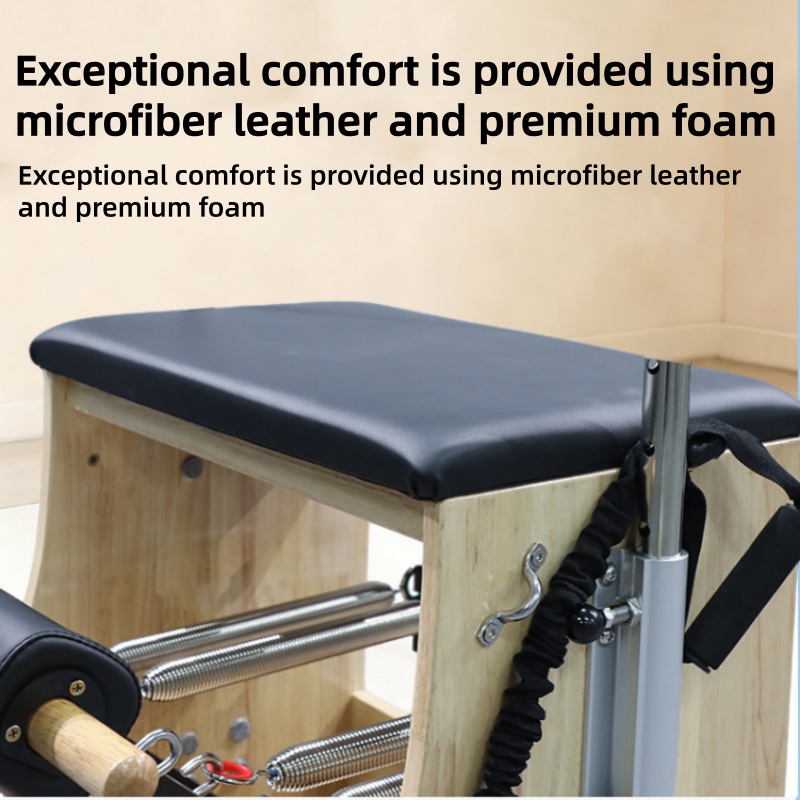 Home Gym No Equipment - Pilates Core Bed Stabiele pedaalstoel Damesrevalidatie