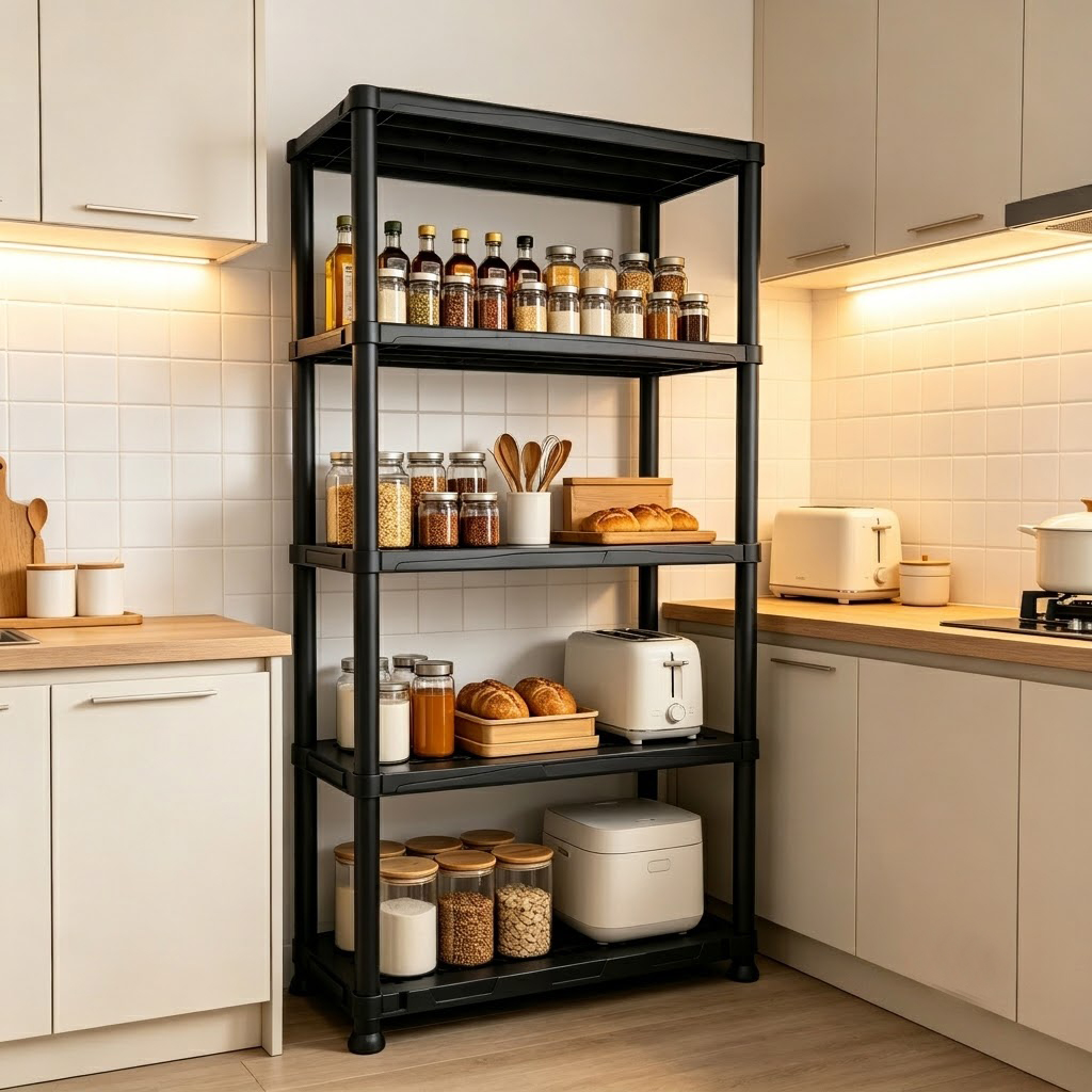 4 & 5-laags plastic opbergrek, - Home Gym Organization recensie en prijs