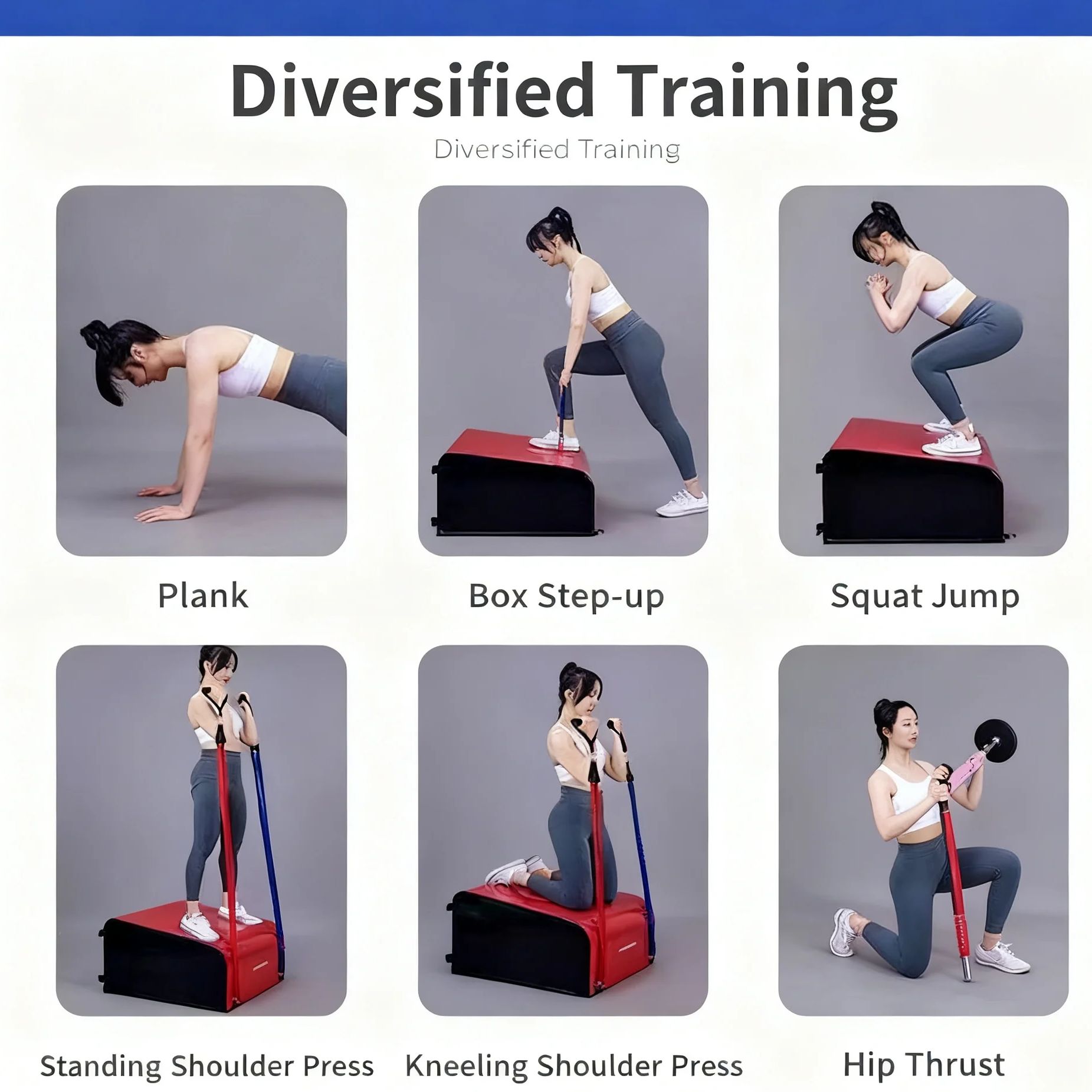 Hip Thrust Box Bilspieren Stev - Home Gym In A Box recensie en prijs