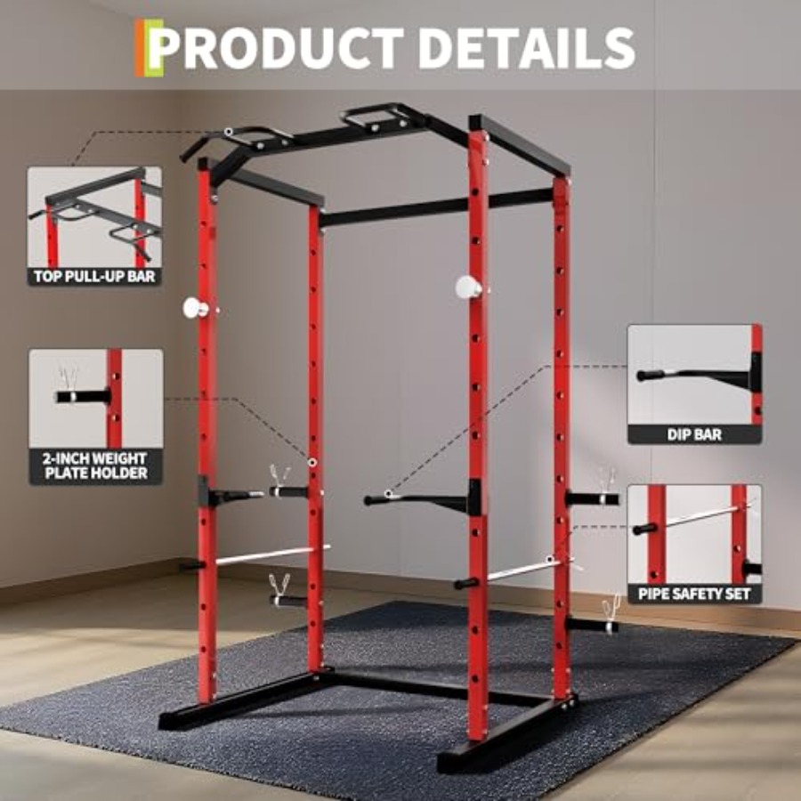 Zware Power Cage met Pull-Up B - Home Gym Power Rack recensie en prijs