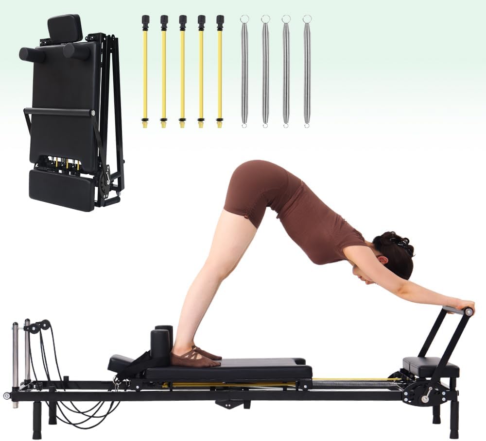 Opvouwbare Pilates Reformer-ma - Home Gym No Equipment recensie en prijs