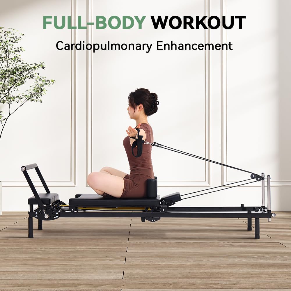 Opvouwbare Pilates Reformer-ma - Home Gym No Equipment recensie en prijs