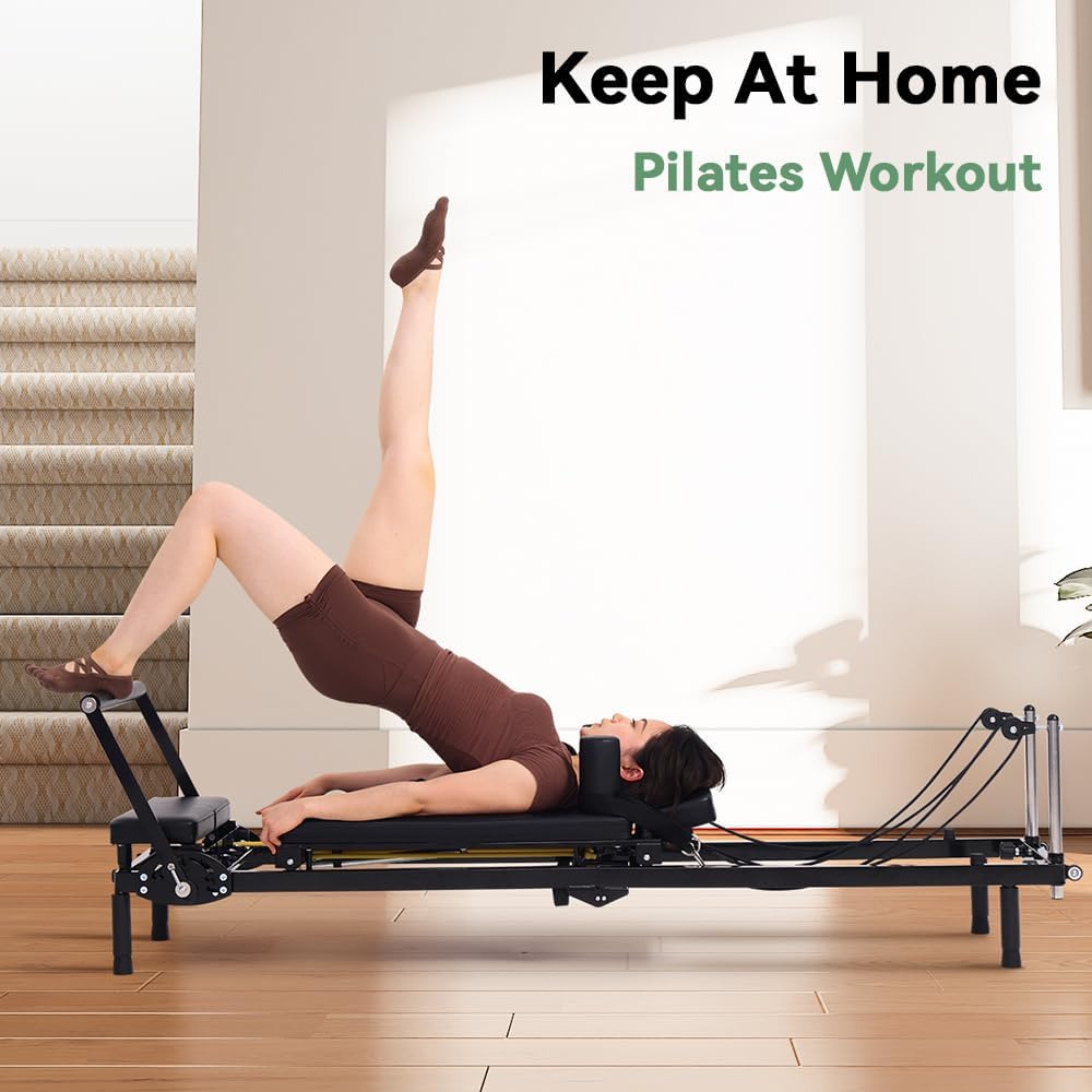 Opvouwbare Pilates Reformer-ma - Home Gym No Equipment recensie en prijs