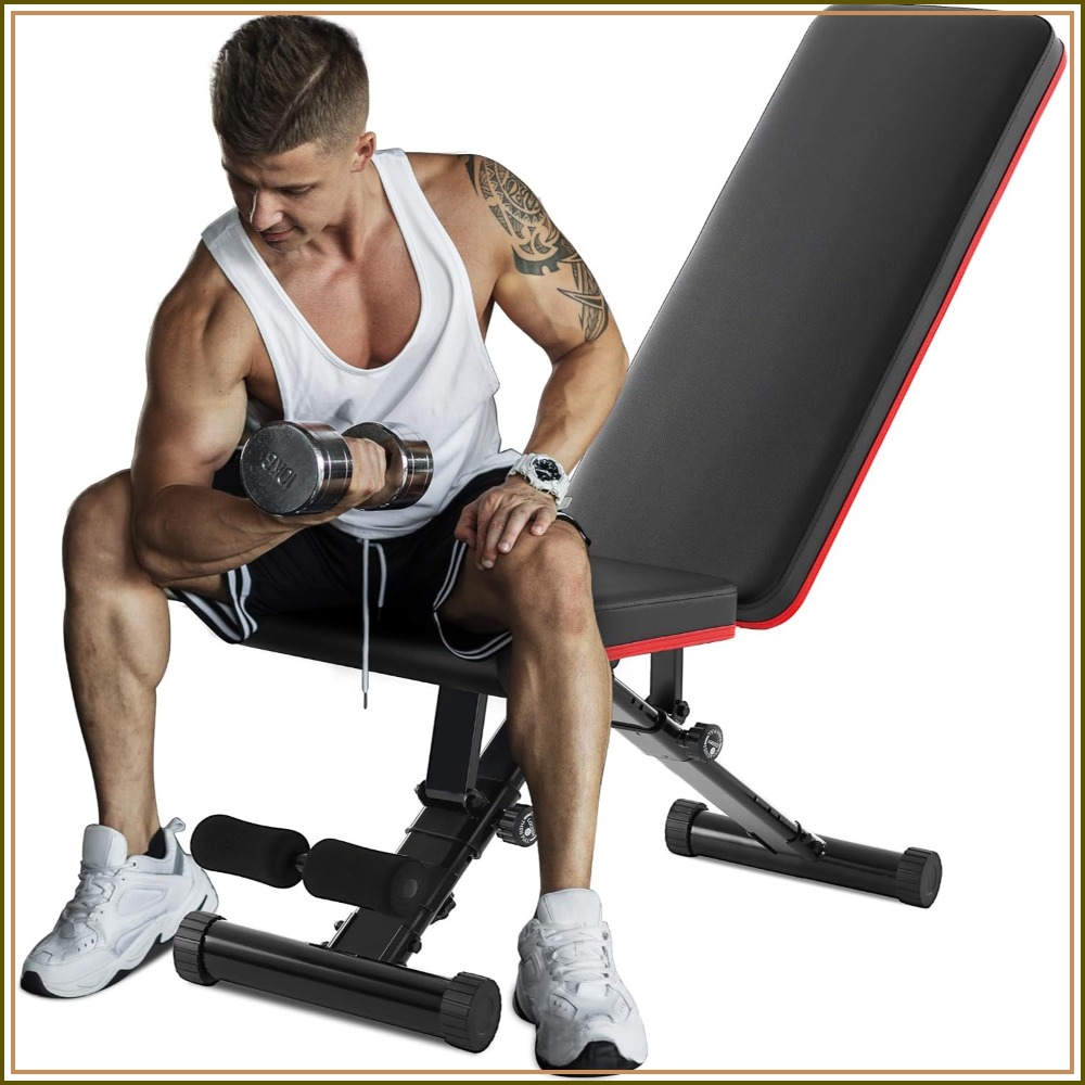 Verstelbare gewichtsbank voor  - Home Gym Full Body recensie en prijs