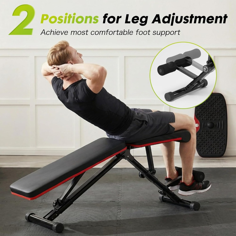 Verstelbare gewichtsbank voor  - Home Gym Full Body recensie en prijs