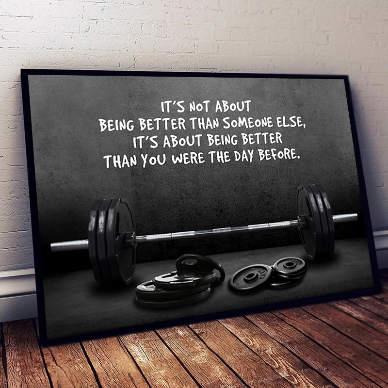 Modern motiverend citaat sport - Home Gym Aesthetic recensie en prijs