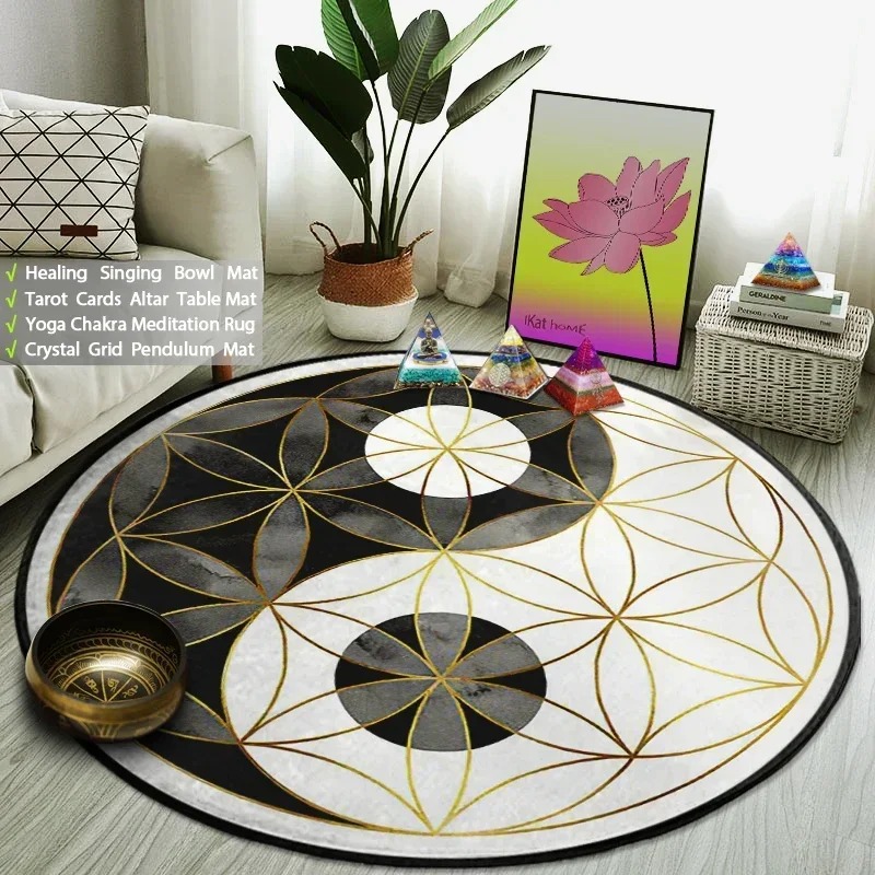 Yin Yang Taiji rond tapijt blo - Home Gym Aesthetic recensie en prijs