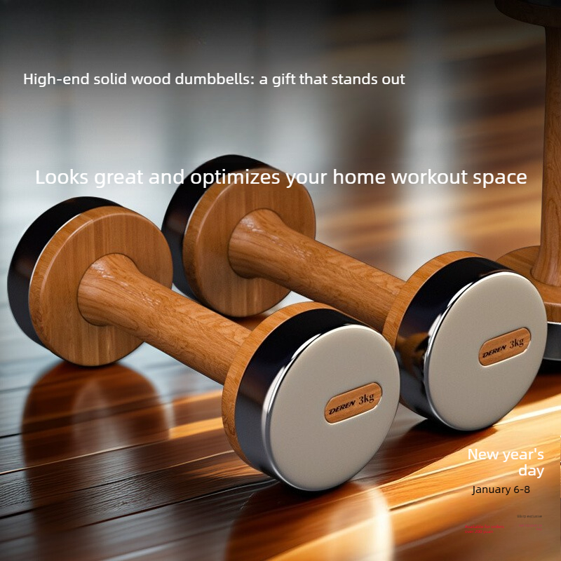 Verstelbare halterset van hout - Home Gym No Equipment recensie en prijs