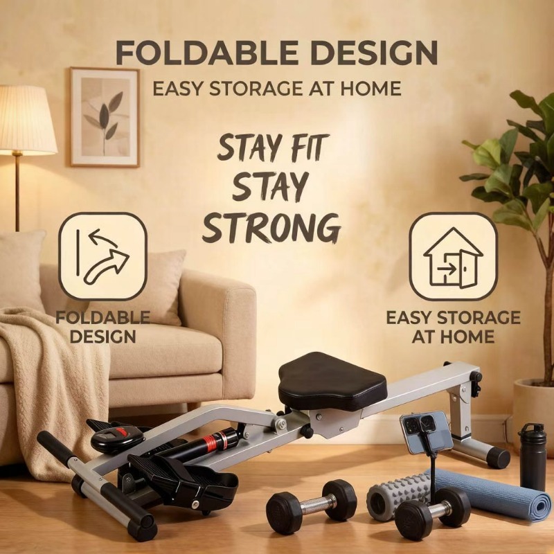 Hydraulische roeimachine, opvo - Home Gym No Equipment recensie en prijs