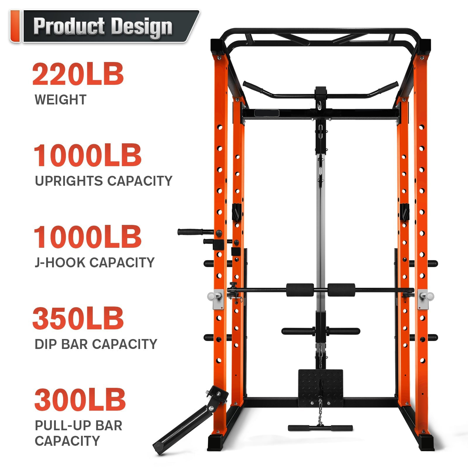Commerciële multifunctionele k - Home Gym Power Rack recensie en prijs