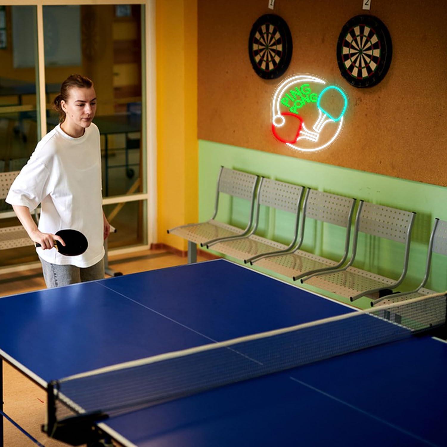 Ping Pong Neon Licht USB Dimba - Home Gym Aesthetic recensie en prijs