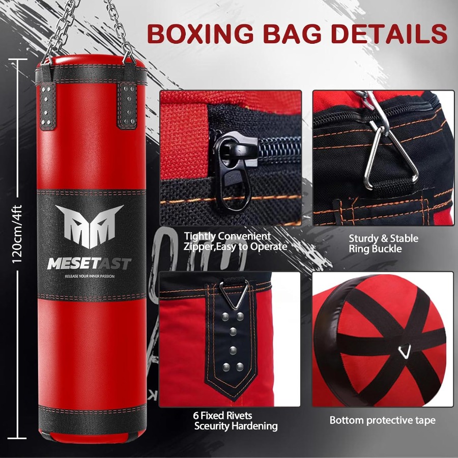 4ft zware bokszakset voor volw - Home Gym Mma recensie en prijs