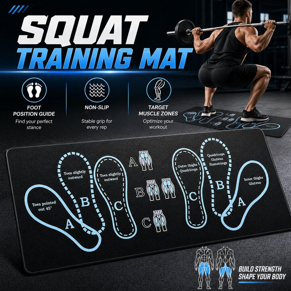 Squat trainingsmat antislip vo - Home Zone Gym recensie en prijs